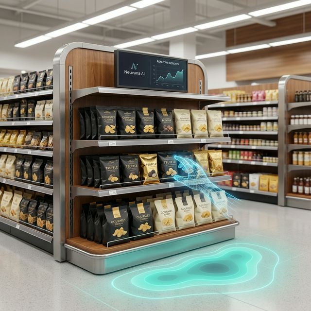 Smart retail endcap with AI-powered analytics